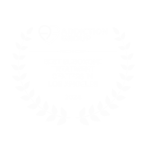 2024 Best Suboxone Treatment Center in Los Angeles Award presented to 90210 Recovery by Addiction Group